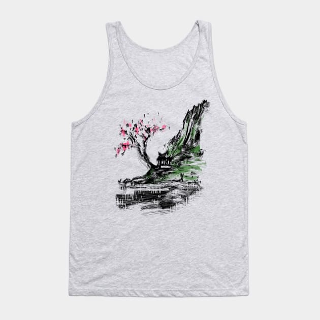 scenery Tank Top by barmalisiRTB